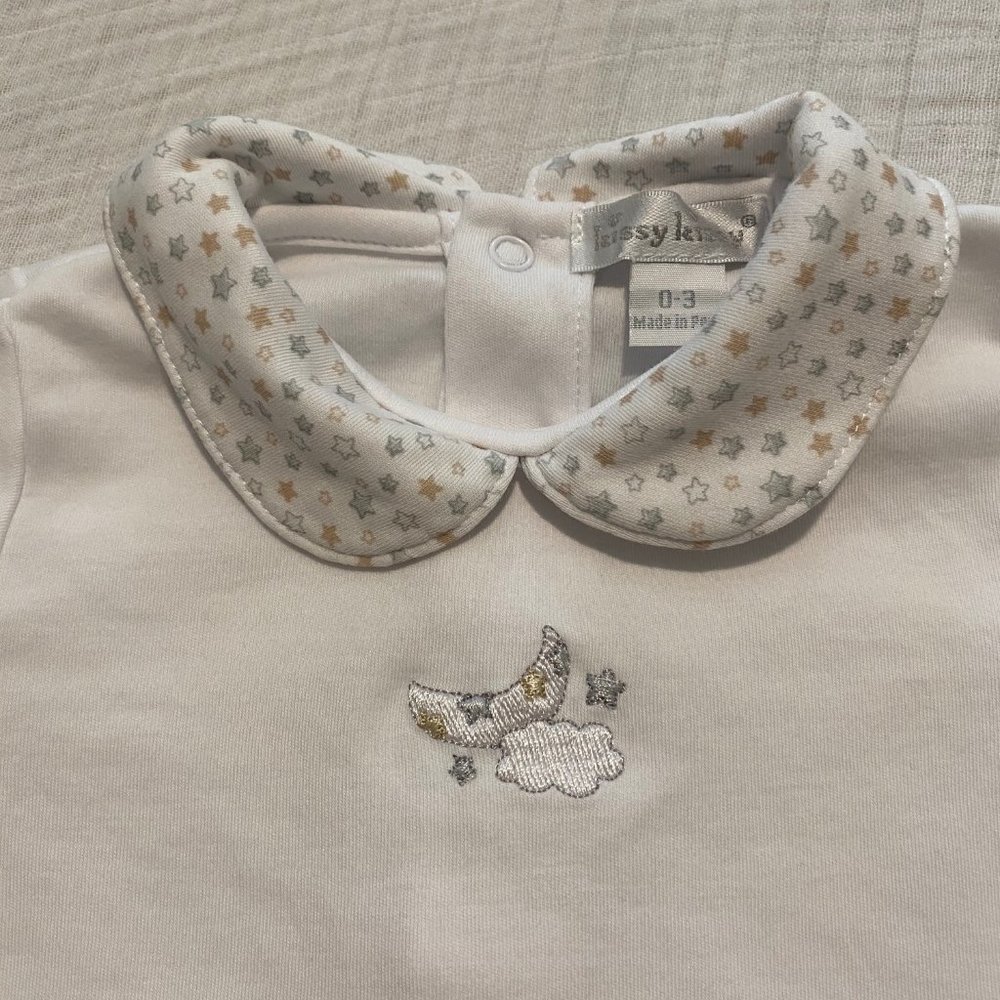 SOLD Kissy Kissy Moon & Stars Footie Set 0-3M - Picture 3 of 7